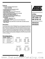 AT24C32A-10TI-2.7 datasheet pdf Atmel