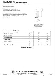 HN4403 datasheet pdf Semtech