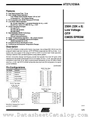 AT27LV256A-90TC datasheet pdf Atmel