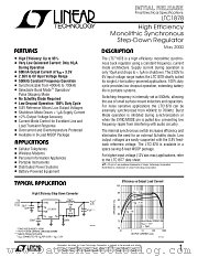 LTC1878EMS8 datasheet pdf Linear Technology