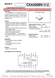 CXA3008N-2 datasheet pdf SONY