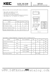KF444V datasheet pdf Korea Electronics (KEC)