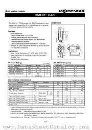 KSM-915TE5N datasheet pdf Kodenshi Corp