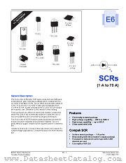 S6008VS3 datasheet pdf Teccor Electronics