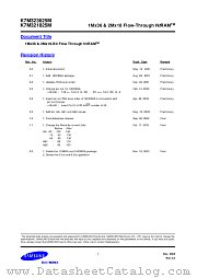K7N323645M-QC25 datasheet pdf Samsung Electronic