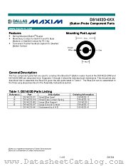 DS1402D-3 datasheet pdf MAXIM - Dallas Semiconductor