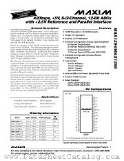 MAX1296BCEG datasheet pdf MAXIM - Dallas Semiconductor