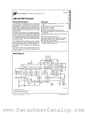 LM3189N datasheet pdf National Semiconductor