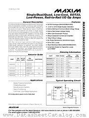 MAX4322ESA datasheet pdf MAXIM - Dallas Semiconductor