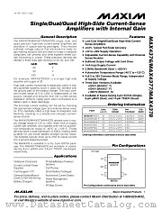 MAX4377TAUA datasheet pdf MAXIM - Dallas Semiconductor