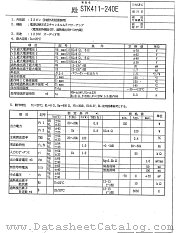 STK411-240E datasheet pdf SANYO