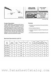 MSC8560X datasheet pdf Microwave Semiconductor