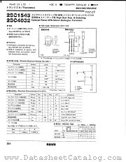 2SC1545 datasheet pdf ROHM