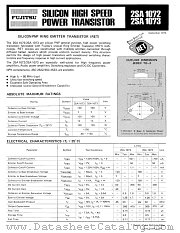 2SA1073 datasheet pdf Fujitsu Microelectronics