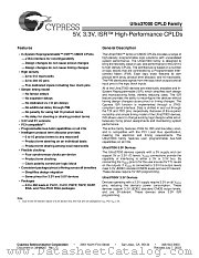 CY37512P256-83BGI datasheet pdf Cypress