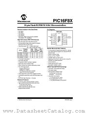 PIC16CR83AT-20/SO datasheet pdf Microchip