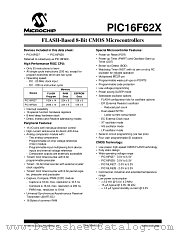 PIC16F628T-04I/P datasheet pdf Microchip