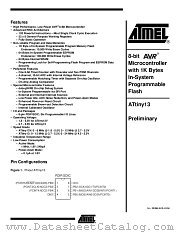ATTINY13-12SI datasheet pdf Atmel