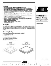 TS68020MFB/C16 datasheet pdf Atmel