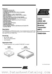 TS68C429AVF1B/C datasheet pdf Atmel