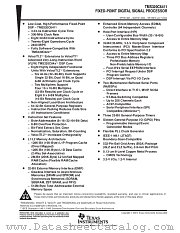 TMS32C6411ZLZ datasheet pdf Texas Instruments
