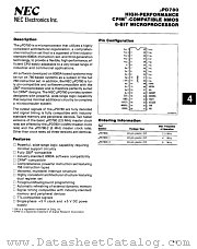 UPD780C datasheet pdf NEC