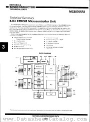 MC68705R3 datasheet pdf Motorola