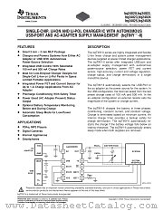 BQ24026DRC datasheet pdf Texas Instruments