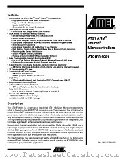 AT91FR4081-33CI datasheet pdf Atmel