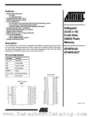 AT49F8192-12RI datasheet pdf Atmel