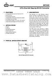 AIC164233XTR datasheet pdf Analog Integrations Corporation