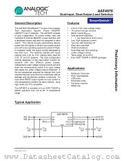 AAT4670IHS-B1 datasheet pdf ANALOGIC TECH