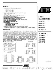 AT24C08-10SC datasheet pdf Atmel