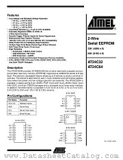 AT24C64N-10SC datasheet pdf Atmel