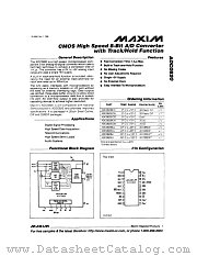 ADC0820BCN datasheet pdf MAXIM - Dallas Semiconductor