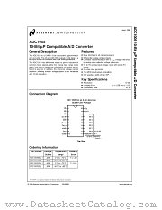ADC1005CCJ datasheet pdf National Semiconductor