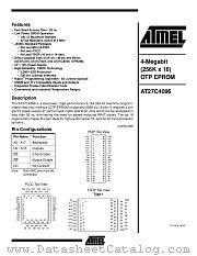 AT27C4096-15JC datasheet pdf Atmel
