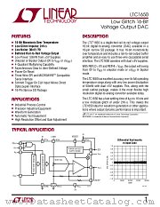 LTC1650AIN datasheet pdf Linear Technology