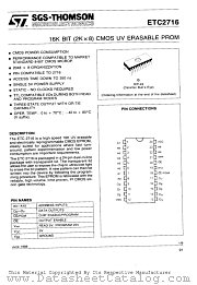 ETC2716 datasheet pdf ST Microelectronics