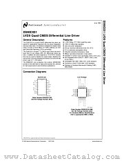 DS90C031E-QML datasheet pdf National Semiconductor