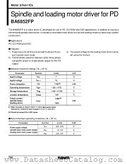 BA6852 datasheet pdf ROHM