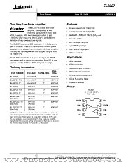 EL2227CS datasheet pdf Intersil