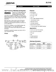 EL7512CY-T7 datasheet pdf Intersil
