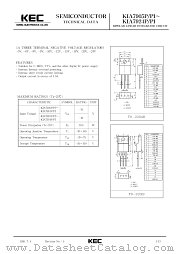 KIA7905P datasheet pdf Korea Electronics (KEC)