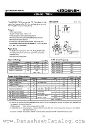 KSM-904TM1N datasheet pdf Kodenshi Corp