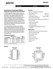 ISL6401CR datasheet pdf Intersil