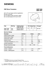 SMBT5086 datasheet pdf Siemens
