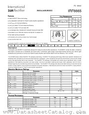 IRF6665 datasheet pdf International Rectifier