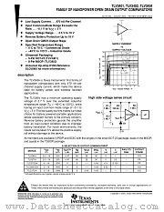 TLV3401IDBV datasheet pdf Texas Instruments