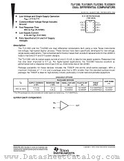 TLV2393 datasheet pdf Texas Instruments
